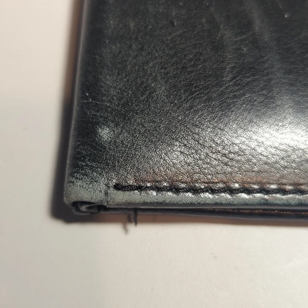 Paul & Taylor USA Black Leather Wallet
